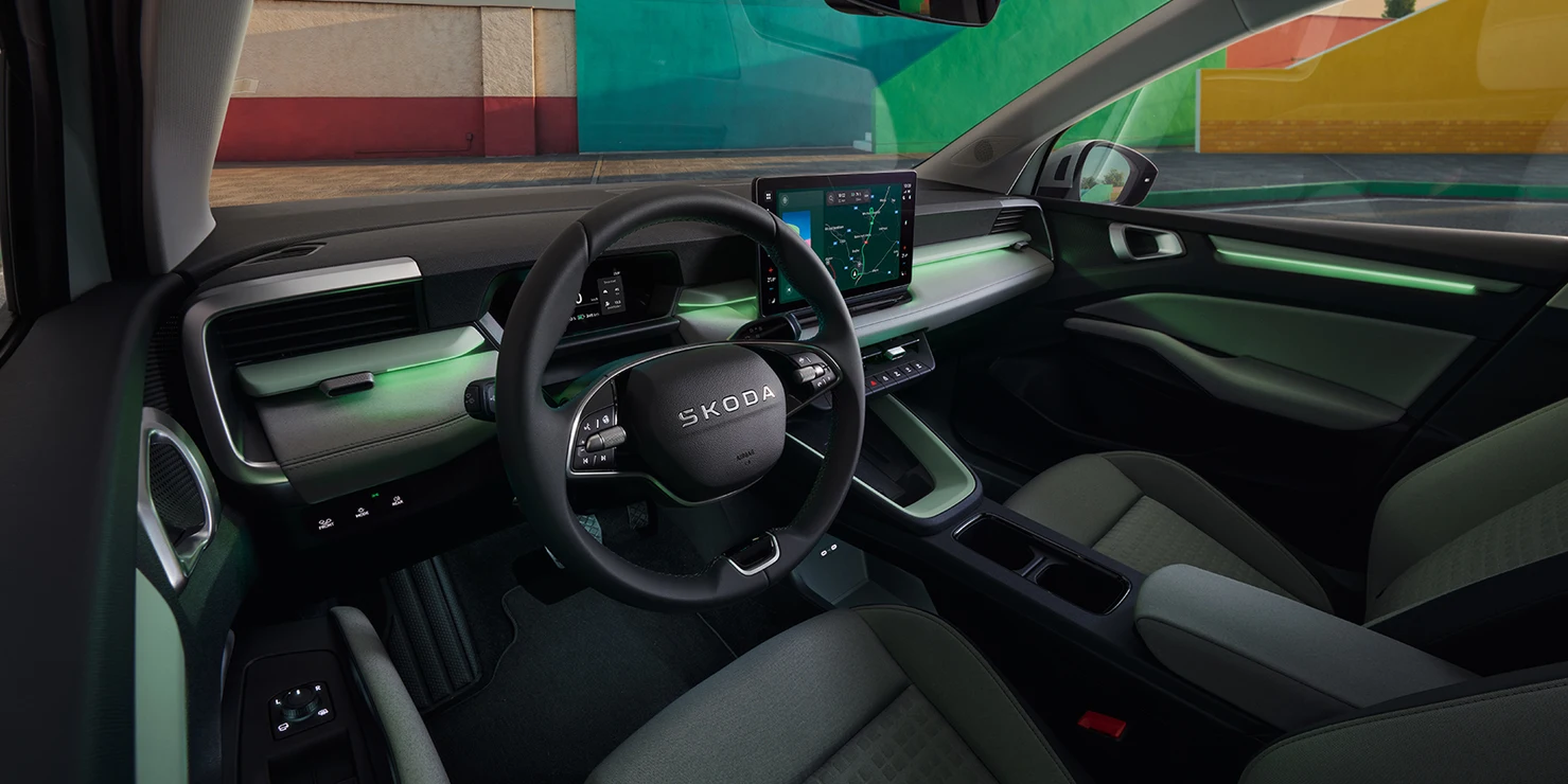 Interior de un Škoda en Ceao Motor, concesionario oficial en Lugo